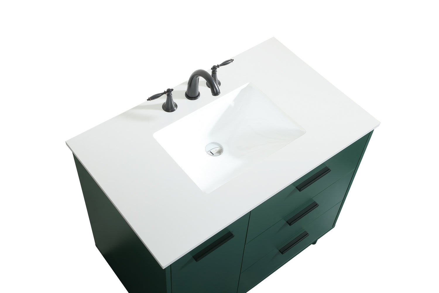 Elegant Lighting - VF47036MGN - Vanity Sink Set - Baldwin - Green