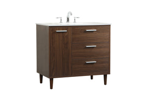 Elegant Lighting - VF47036MWT - Vanity Sink Set - Baldwin - Walnut