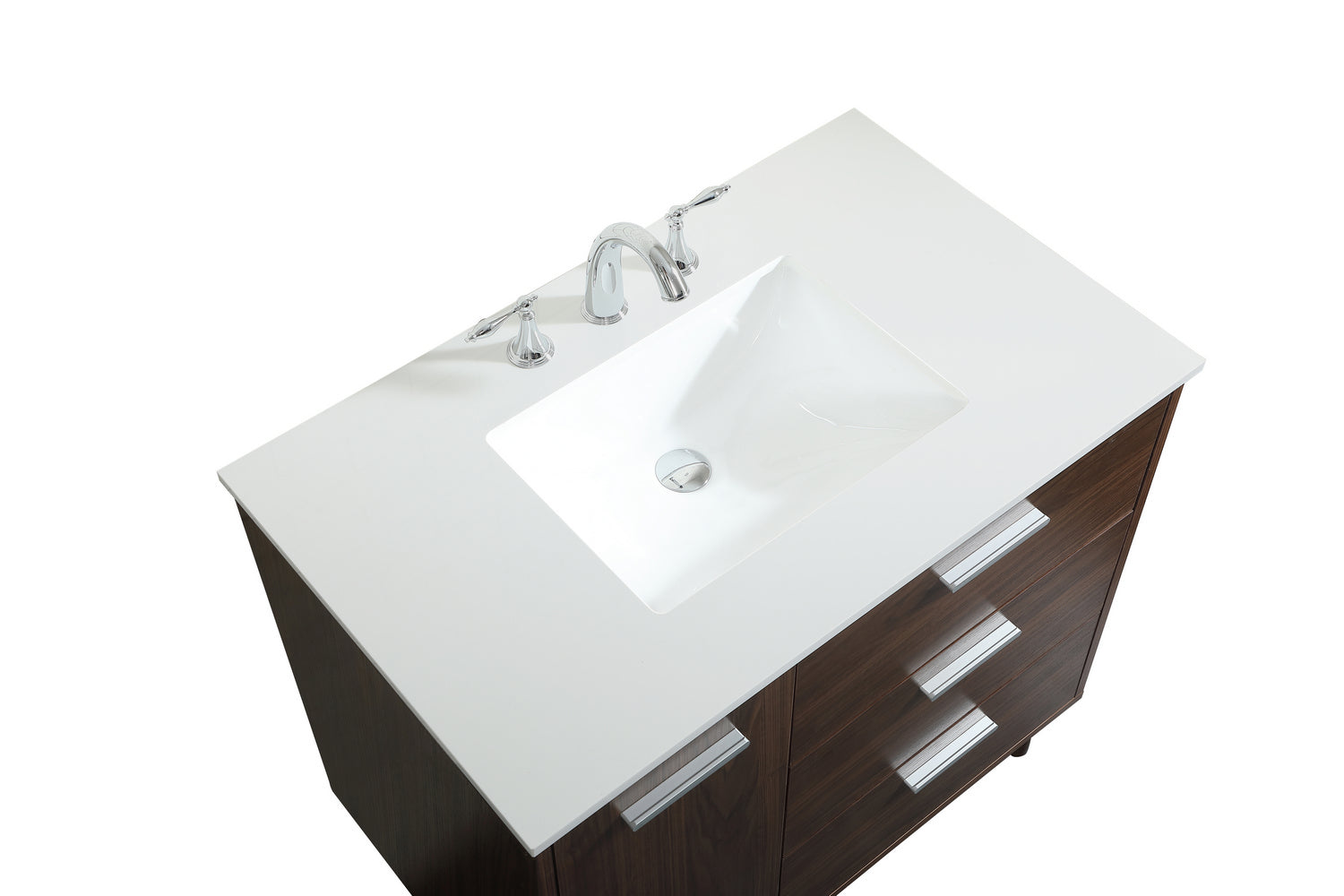 Elegant Lighting - VF47036MWT - Vanity Sink Set - Baldwin - Walnut