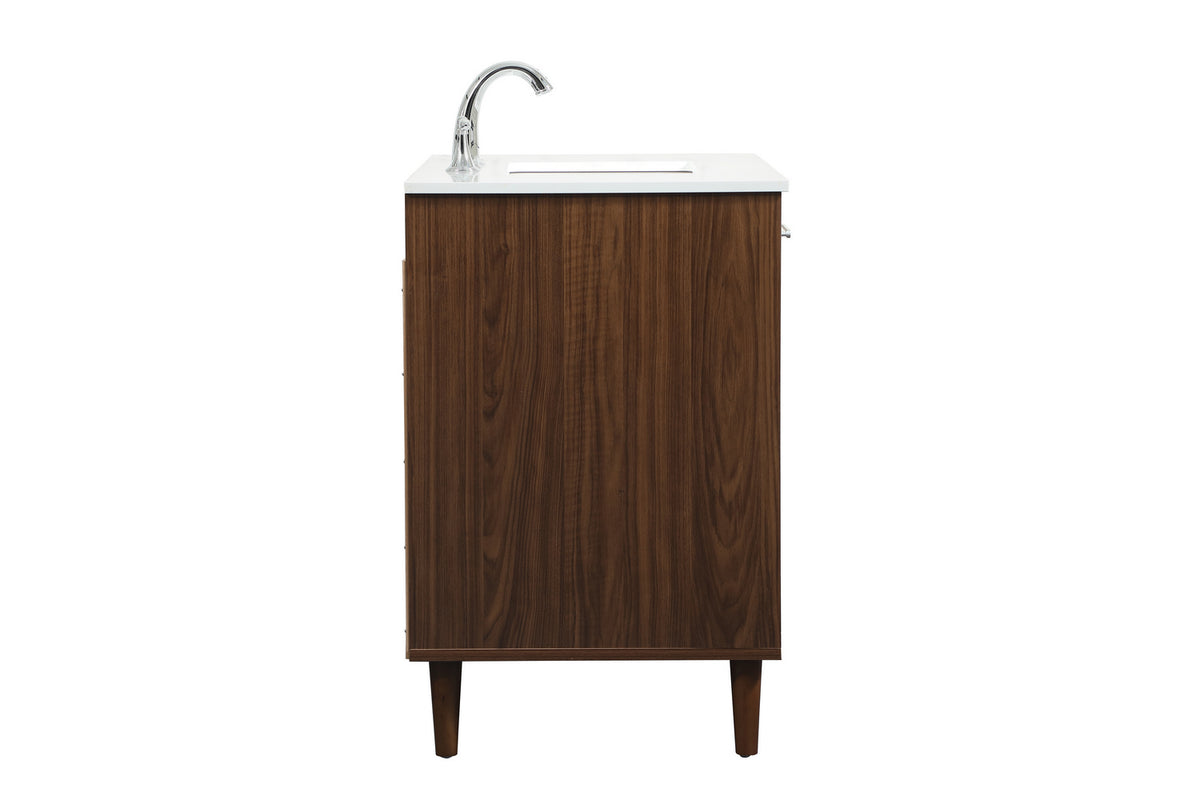 Elegant Lighting - VF47036MWT - Vanity Sink Set - Baldwin - Walnut