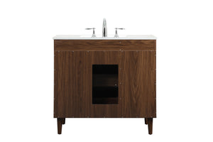 Elegant Lighting - VF47036MWT - Vanity Sink Set - Baldwin - Walnut