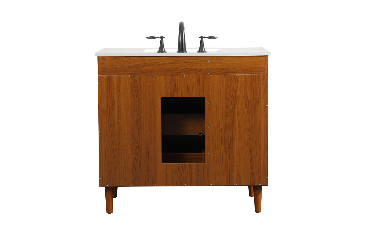 Elegant Lighting - VF47036MTK - Vanity Sink Set - Baldwin - Teak