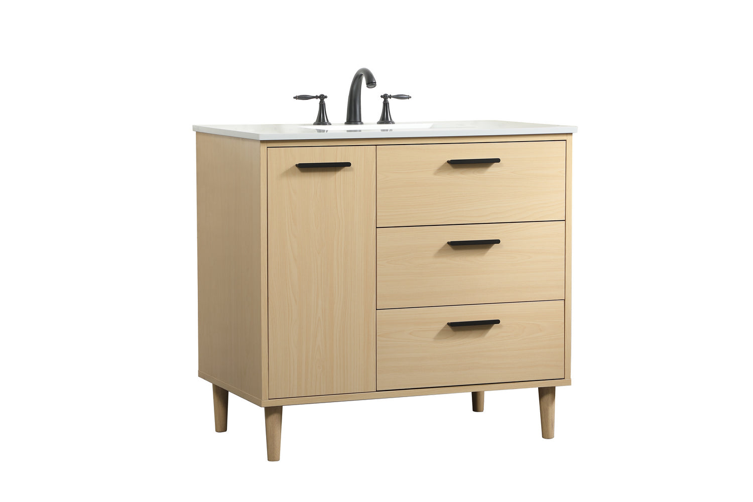 Elegant Lighting - VF47036MMP - Vanity Sink Set - Baldwin - Maple