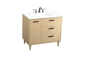 Elegant Lighting - VF47036MMP - Vanity Sink Set - Baldwin - Maple