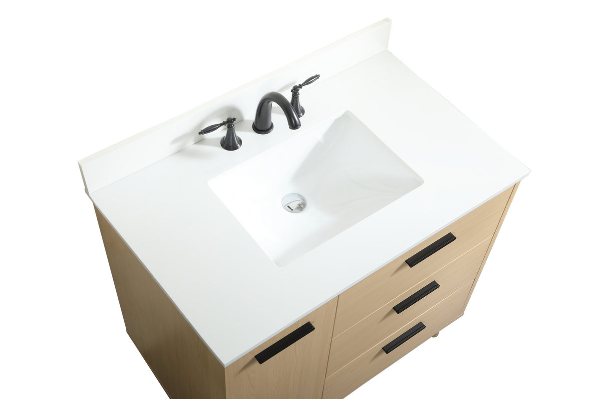 Elegant Lighting - VF47036MMP-BS - Vanity Sink Set - Baldwin - Maple