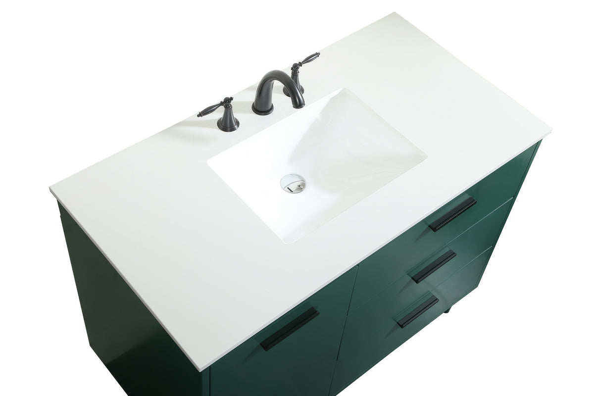 Elegant Lighting - VF47042MGN - Vanity Sink Set - Baldwin - Green