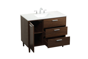 Elegant Lighting - VF47042MWT - Vanity Sink Set - Baldwin - Walnut