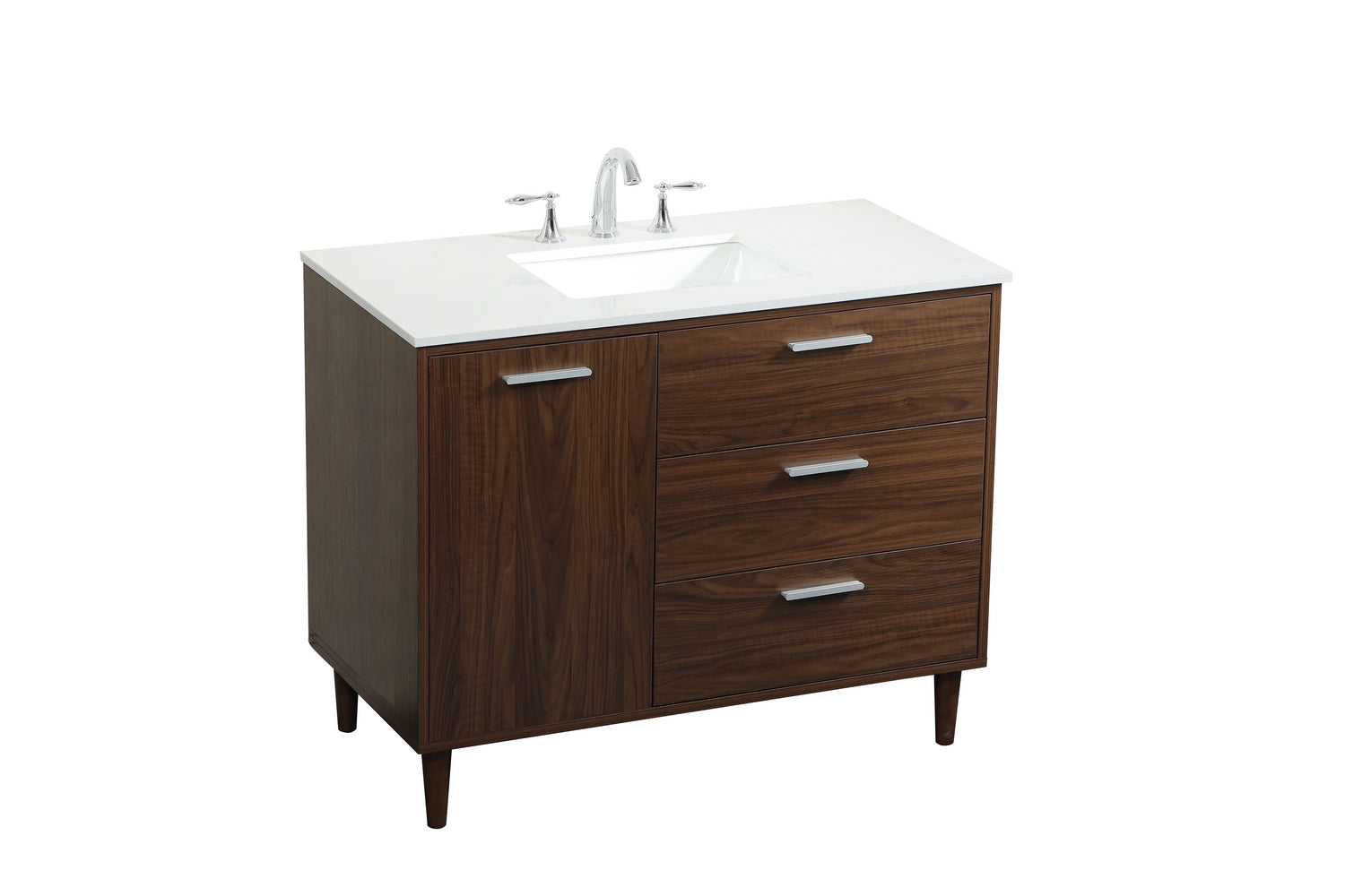 Elegant Lighting - VF47042MWT - Vanity Sink Set - Baldwin - Walnut