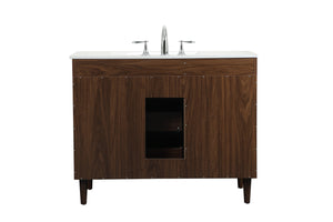 Elegant Lighting - VF47042MWT - Vanity Sink Set - Baldwin - Walnut