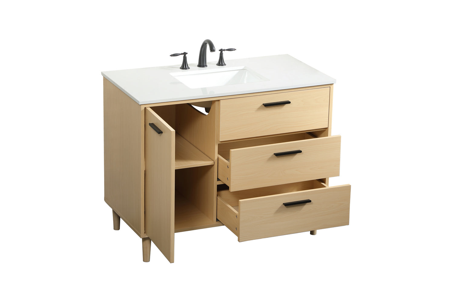 Elegant Lighting - VF47042MMP - Vanity Sink Set - Baldwin - Maple