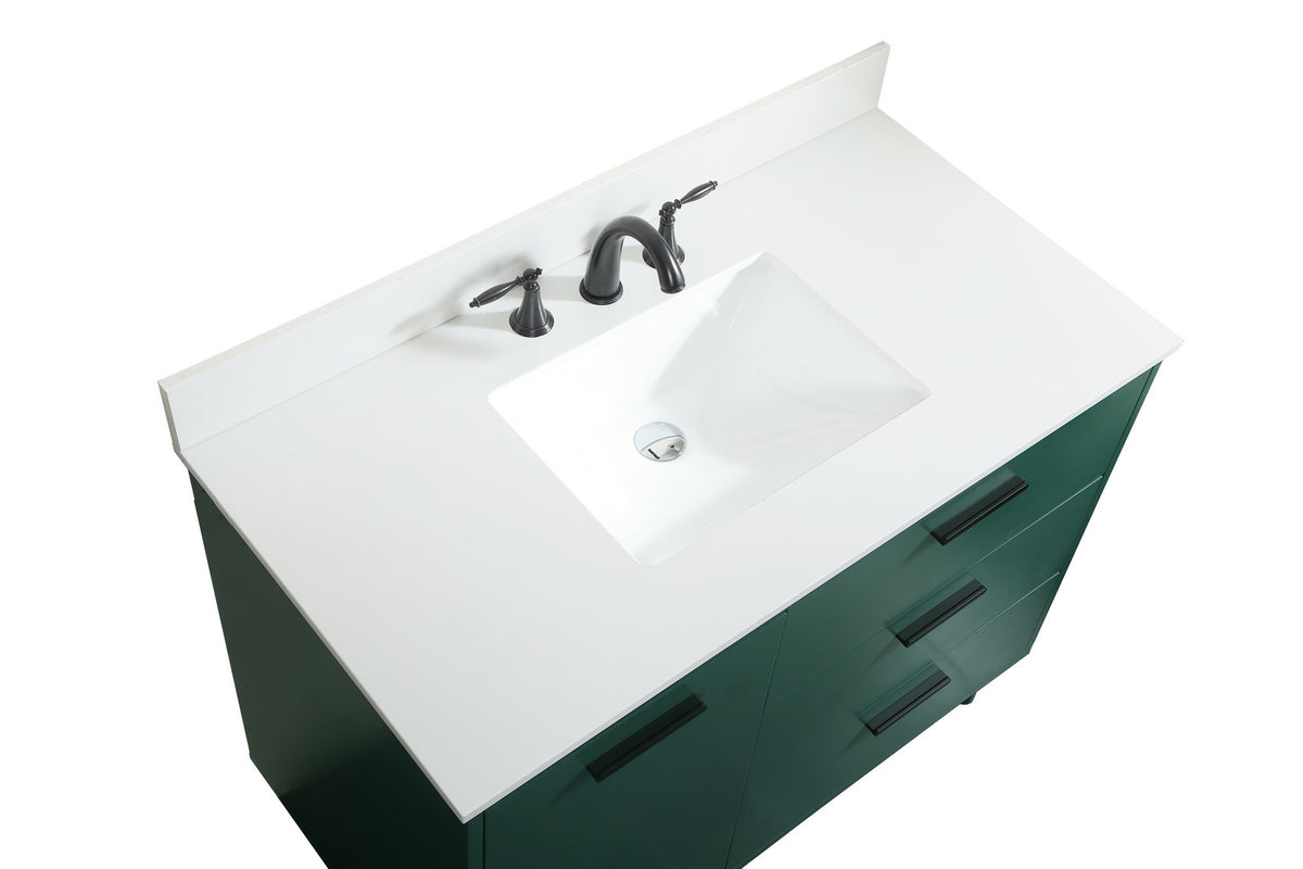 Elegant Lighting - VF47042MGN-BS - Vanity Sink Set - Baldwin - Green