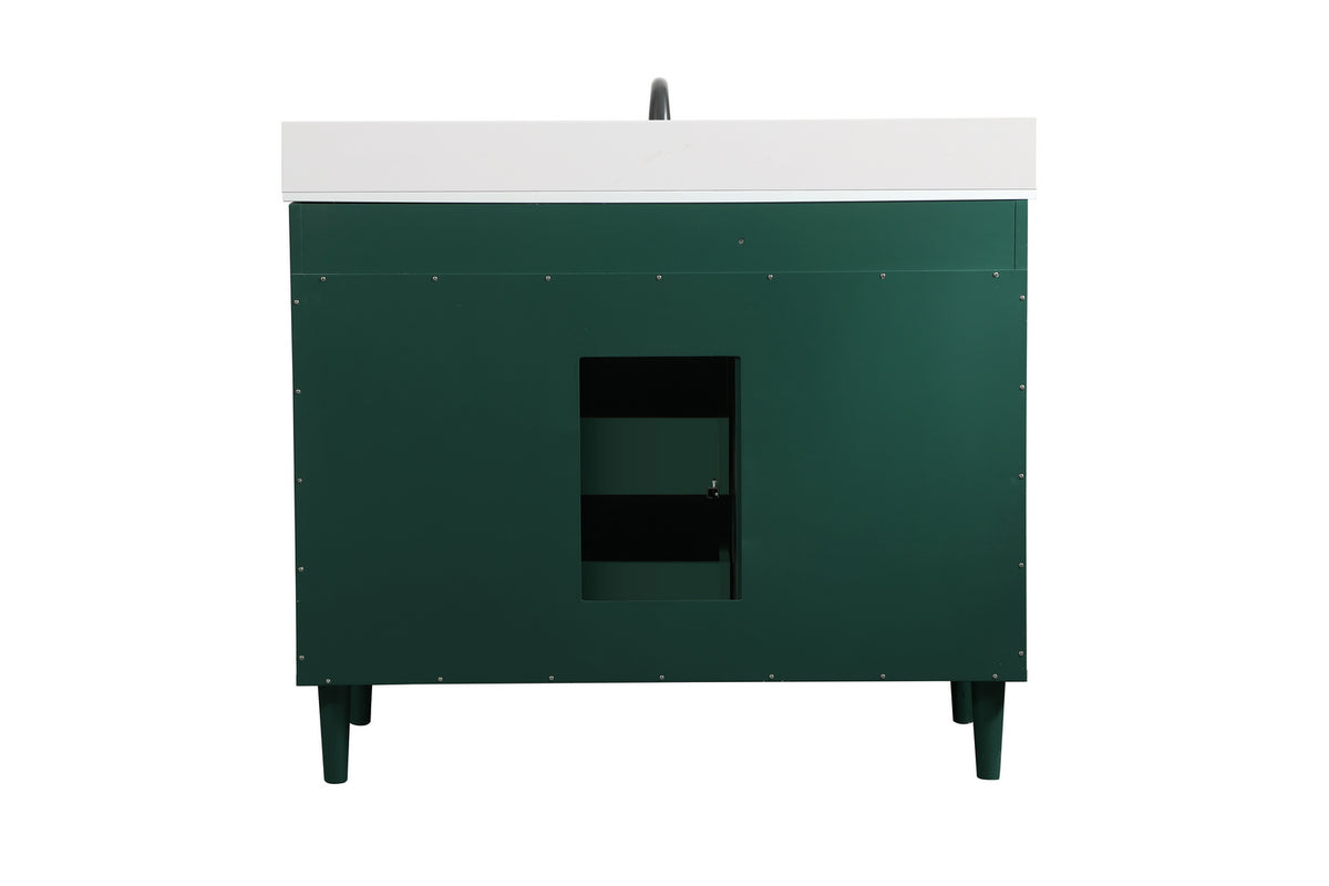 Elegant Lighting - VF47042MGN-BS - Vanity Sink Set - Baldwin - Green