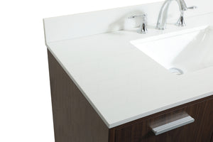 Elegant Lighting - VF47042MWT-BS - Vanity Sink Set - Baldwin - Walnut