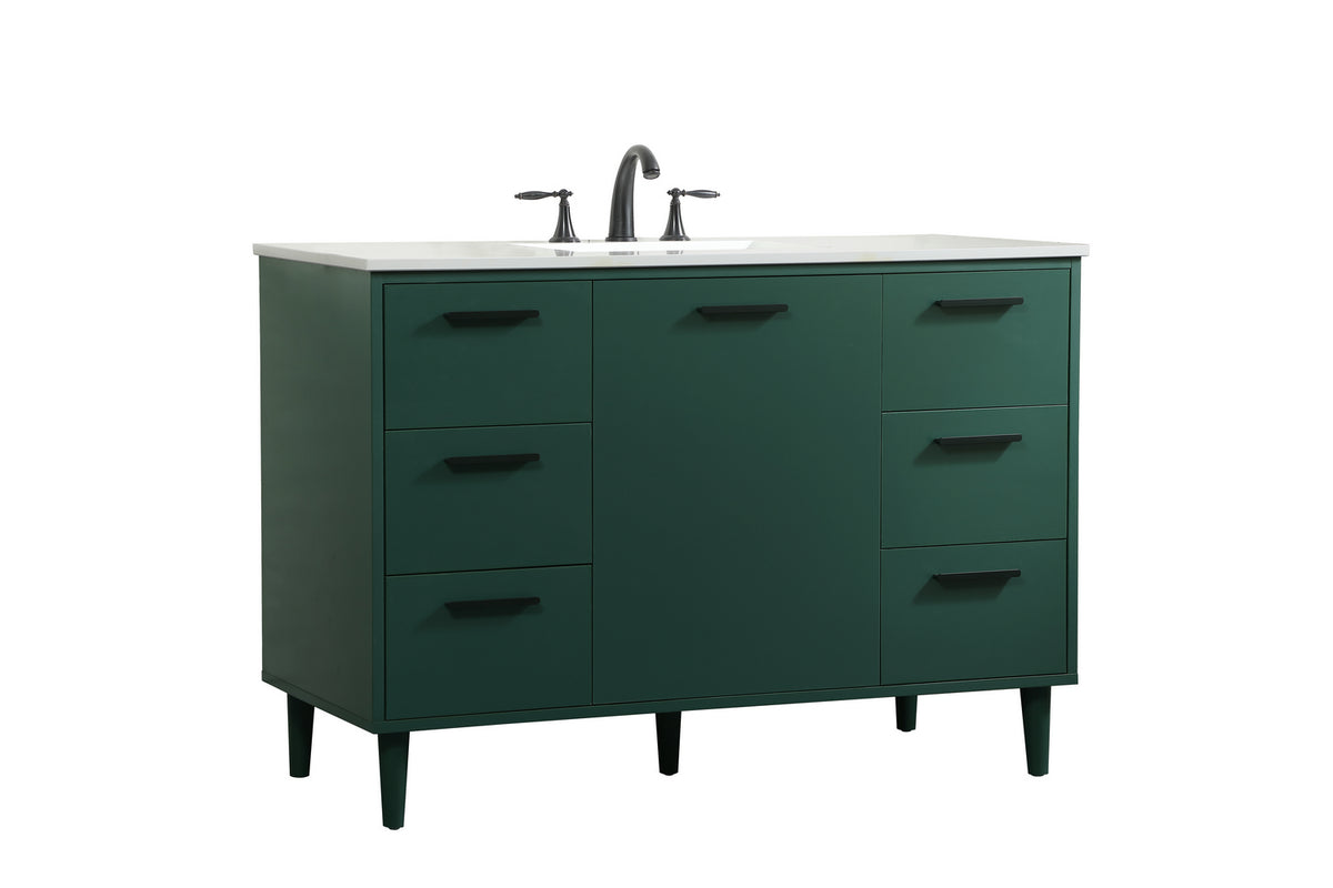 Elegant Lighting - VF47048MGN - Vanity Sink Set - Baldwin - Green