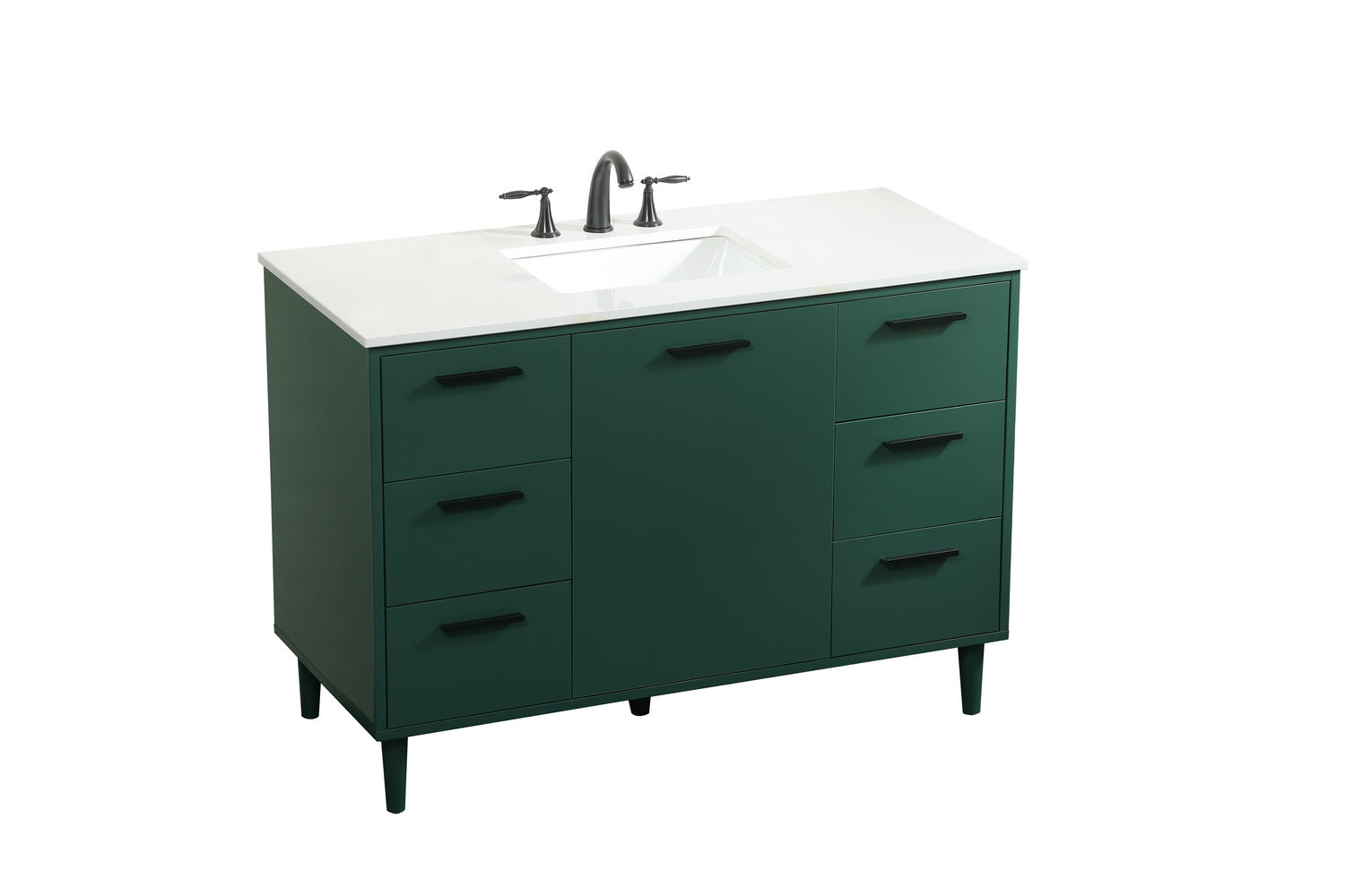 Elegant Lighting - VF47048MGN - Vanity Sink Set - Baldwin - Green