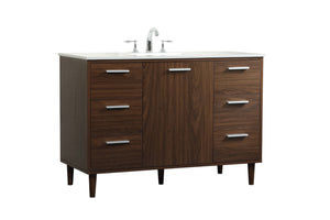 Elegant Lighting - VF47048MWT - Vanity Sink Set - Baldwin - Walnut