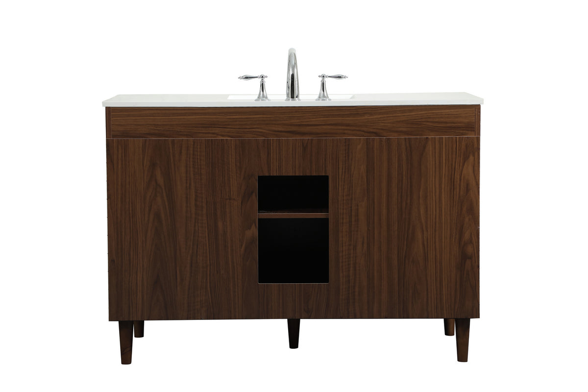 Elegant Lighting - VF47048MWT - Vanity Sink Set - Baldwin - Walnut