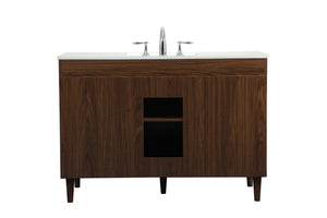 Elegant Lighting - VF47048MWT - Vanity Sink Set - Baldwin - Walnut