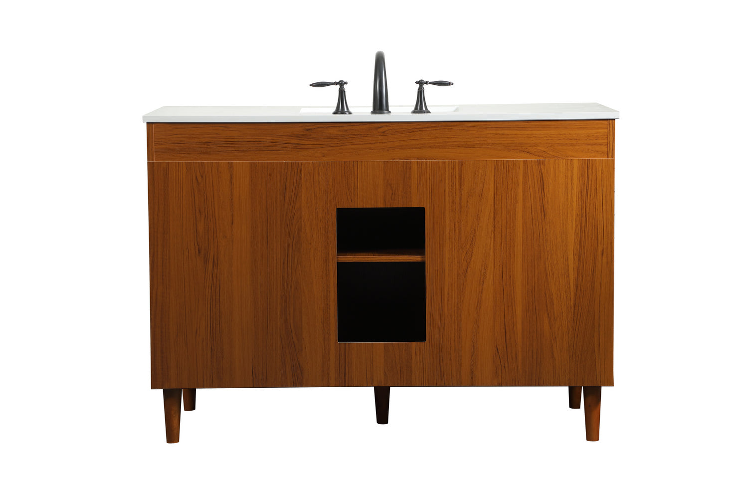 Elegant Lighting - VF47048MTK - Vanity Sink Set - Baldwin - Teak