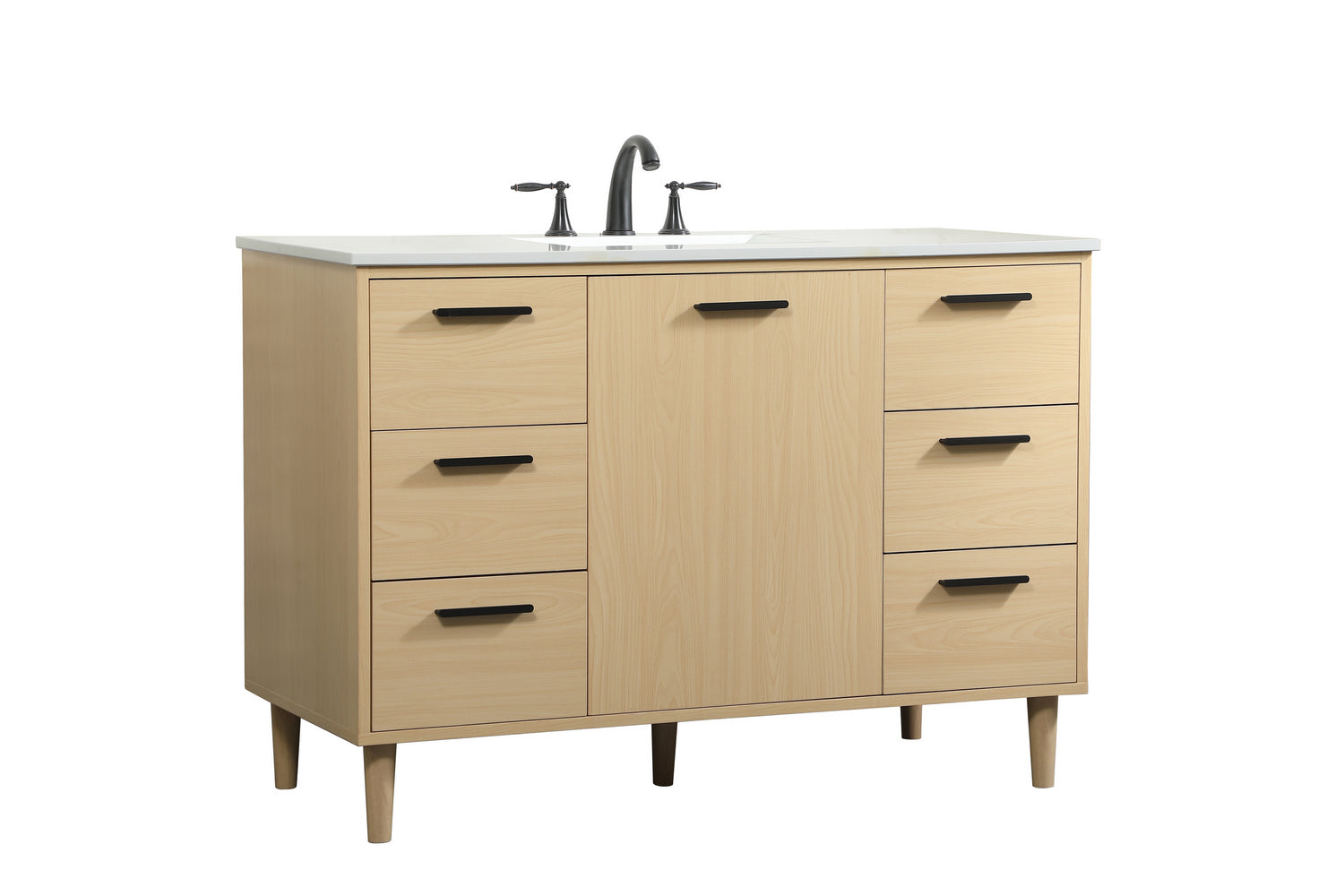 Elegant Lighting - VF47048MMP - Vanity Sink Set - Baldwin - Maple