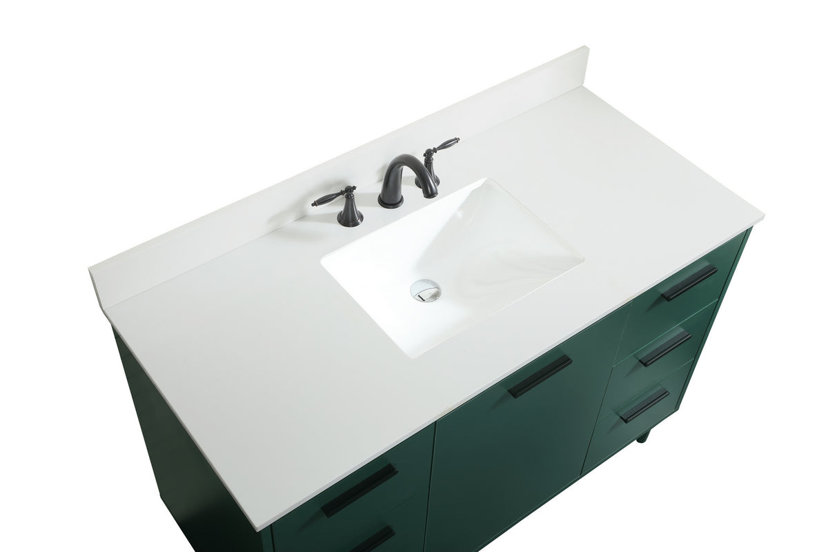 Elegant Lighting - VF47048MGN-BS - Vanity Sink Set - Baldwin - Green