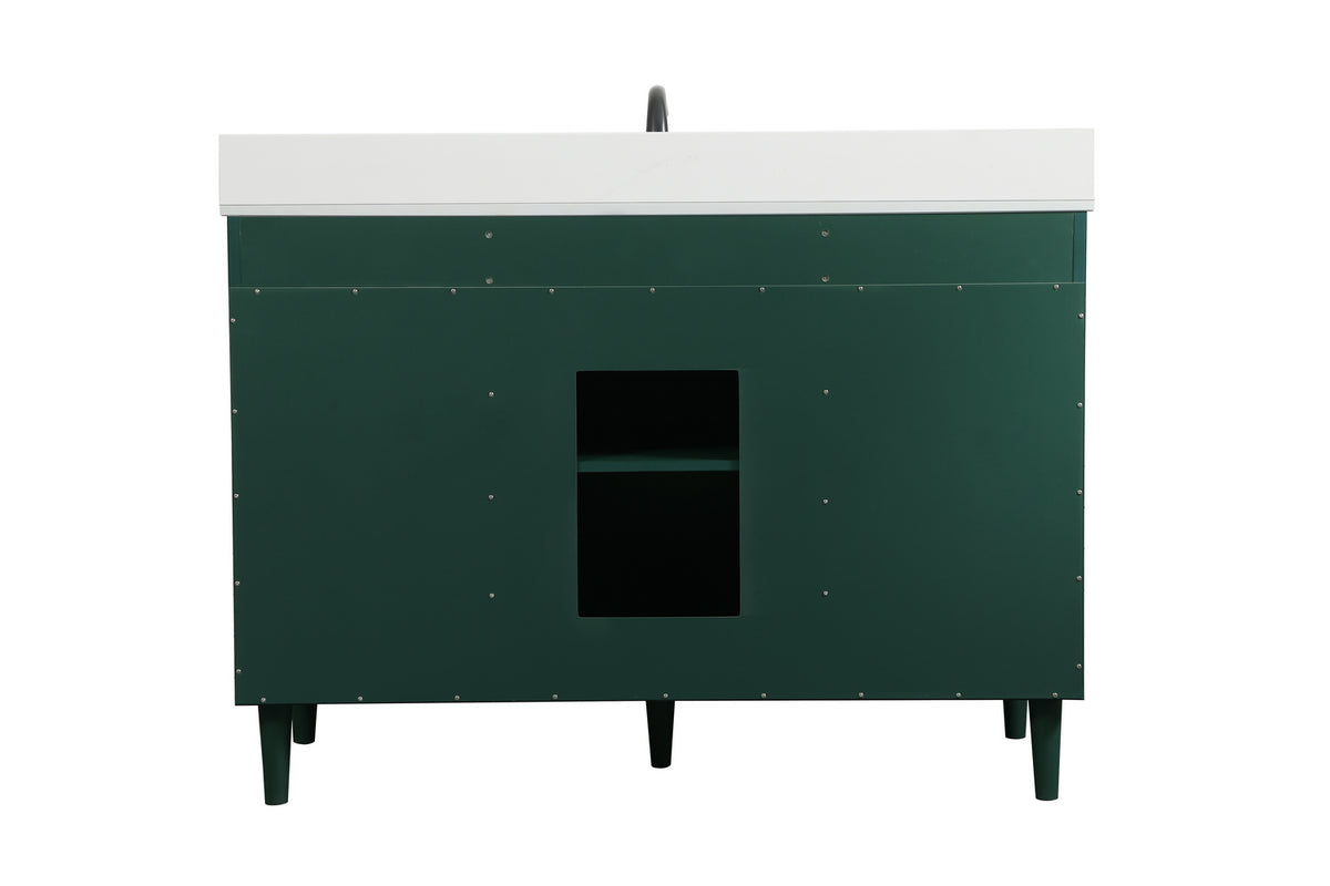 Elegant Lighting - VF47048MGN-BS - Vanity Sink Set - Baldwin - Green