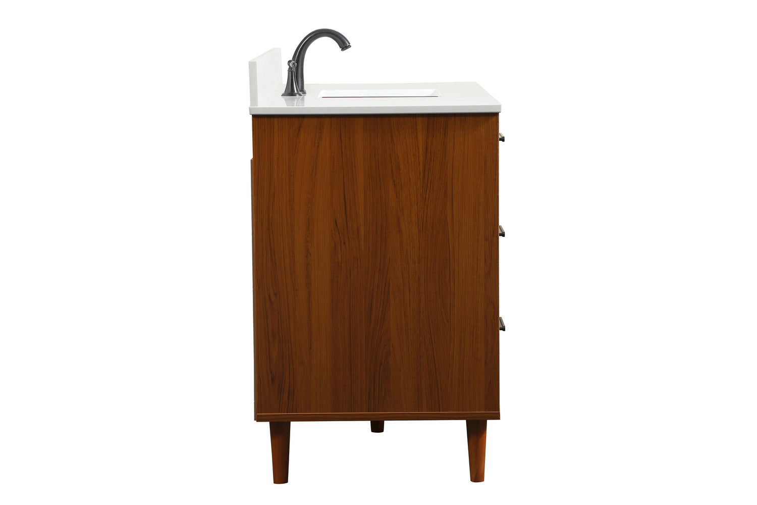 Elegant Lighting - VF47048MTK-BS - Vanity Sink Set - Baldwin - Teak