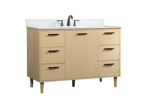 Elegant Lighting - VF47048MMP-BS - Vanity Sink Set - Baldwin - Maple