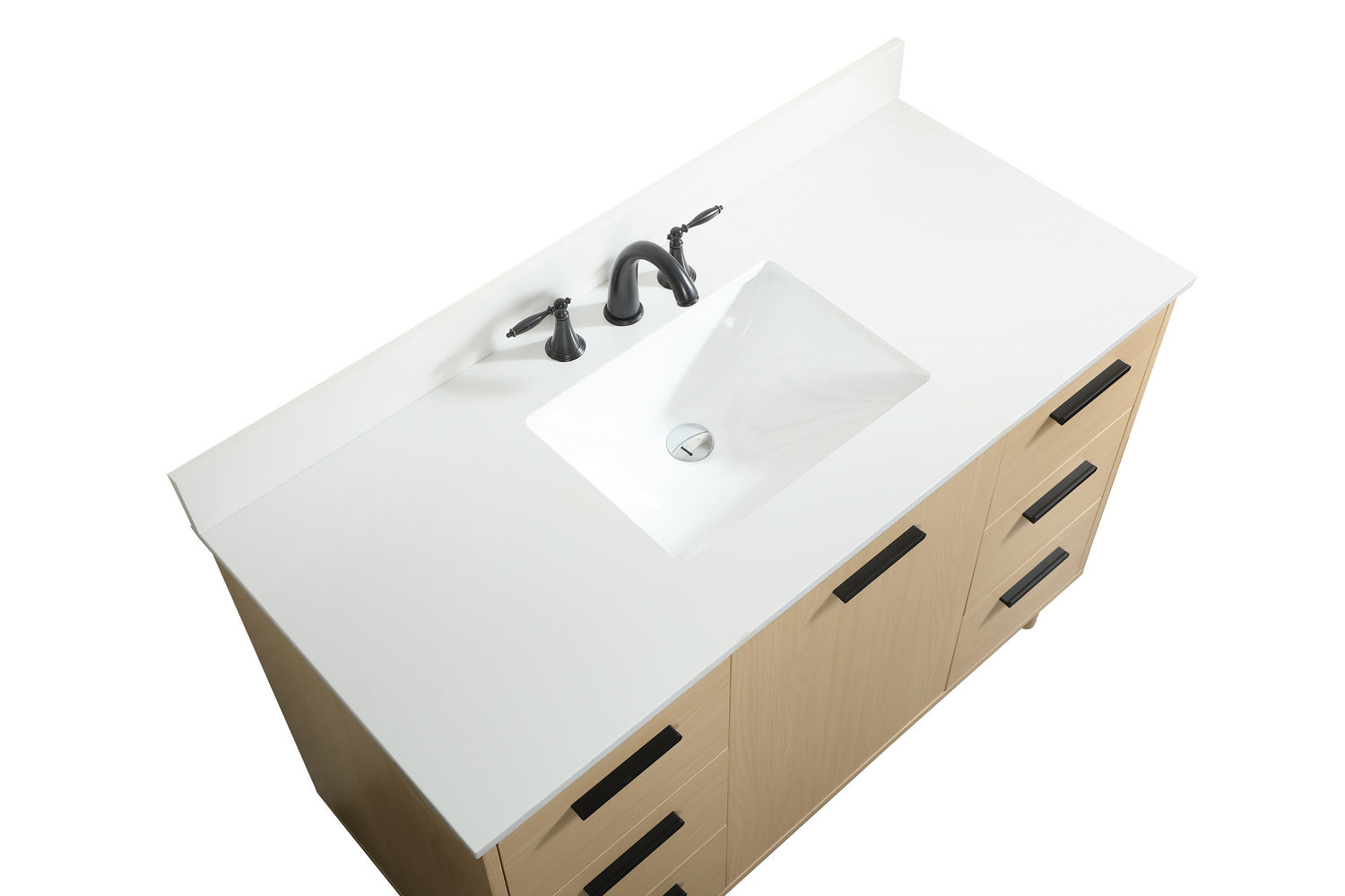 Elegant Lighting - VF47048MMP-BS - Vanity Sink Set - Baldwin - Maple