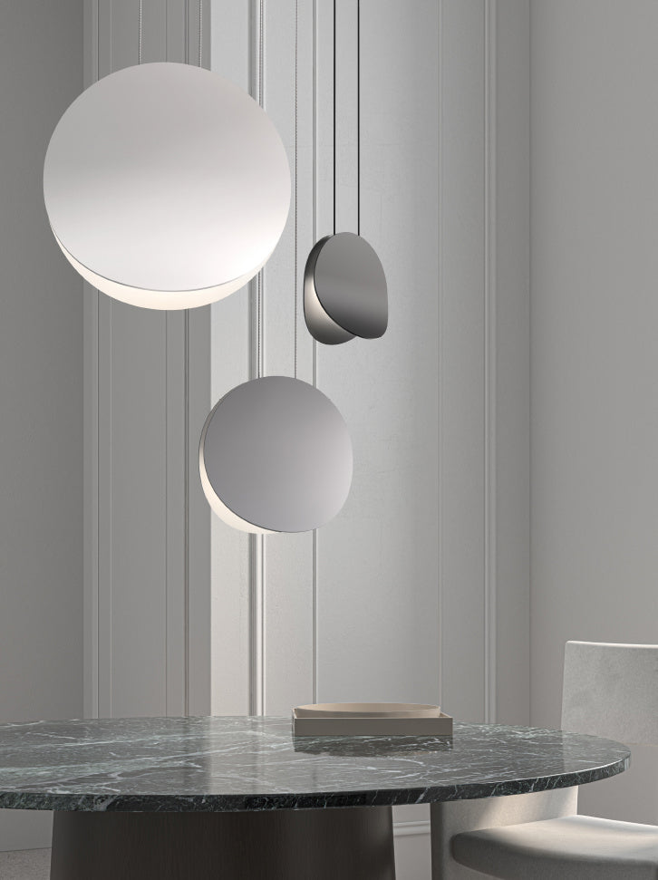Sonneman - 1765.03 - LED Pendant - Malibu Discs - Satin White