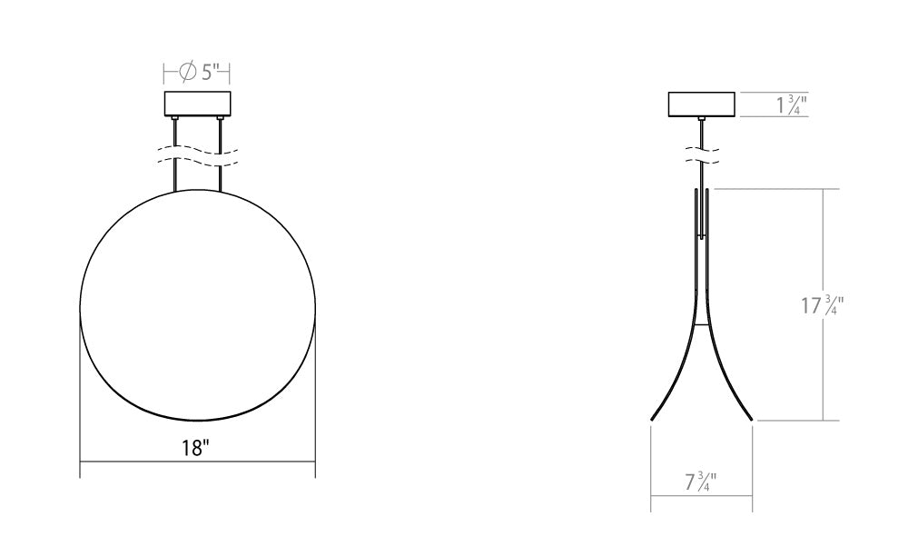 Sonneman - 1768.03 - LED Pendant - Malibu Discs - Satin White