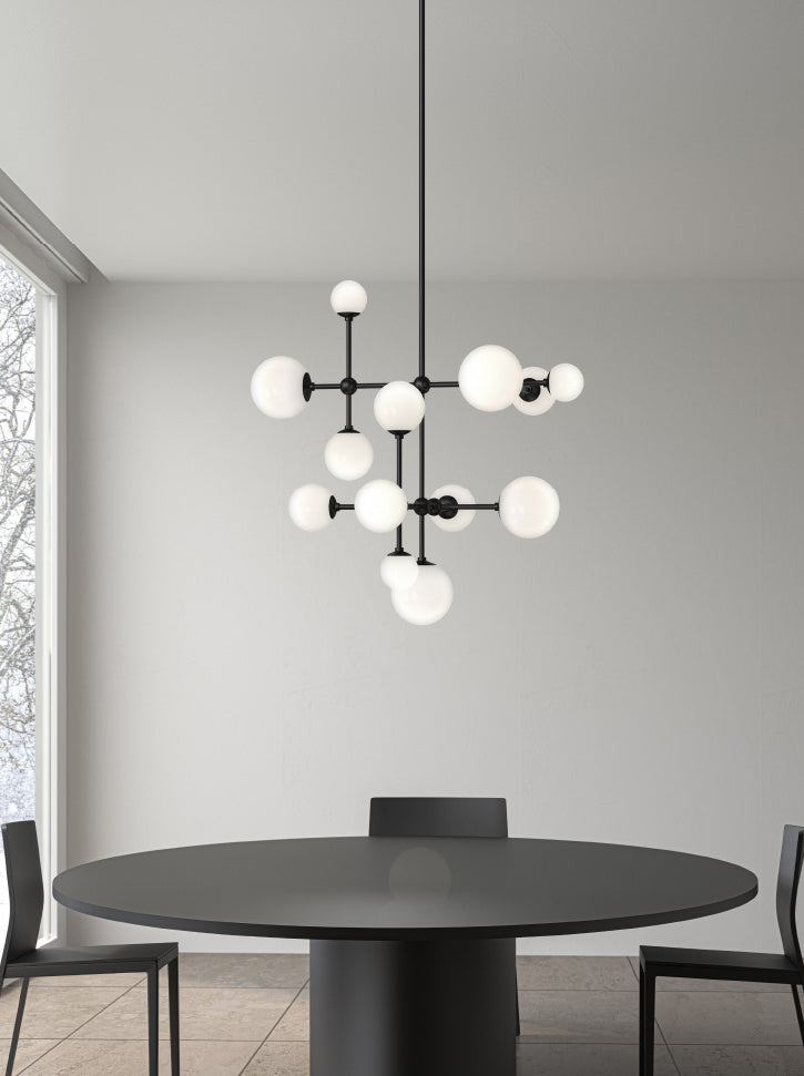 Sonneman - 2064.25 - LED Pendant - Sabon - Satin Black