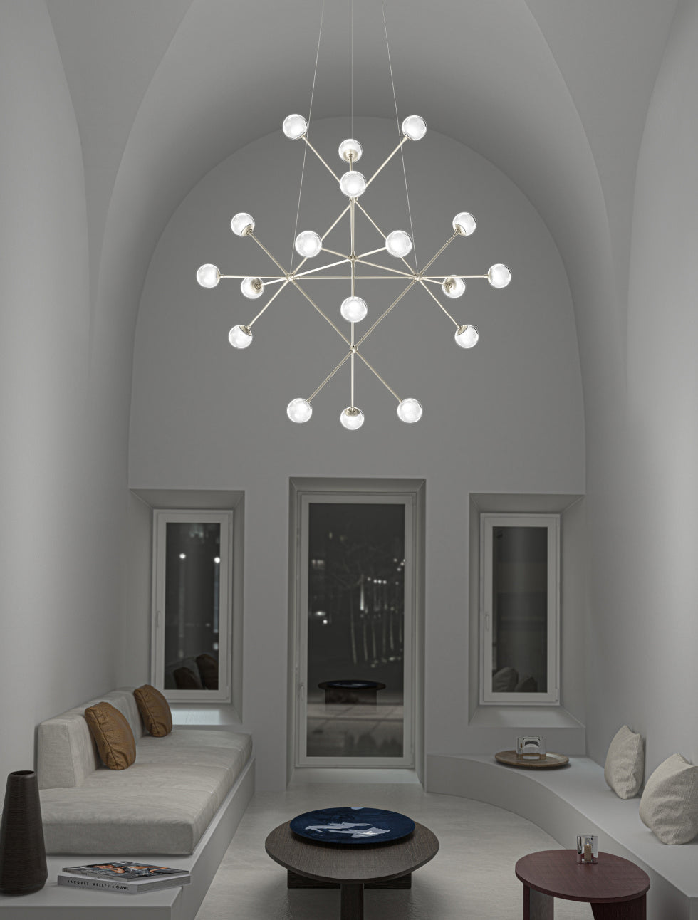 Sonneman - 2084.13W - LED Pendant - Proton - Satin Nickel