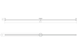 Sonneman - 23QPCL244B120PHA - LED Wall Bar - Purolinear 360 - Polished Chrome