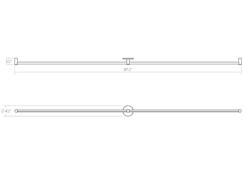 Sonneman - 23QPCL244B120PHA - LED Wall Bar - Purolinear 360 - Polished Chrome