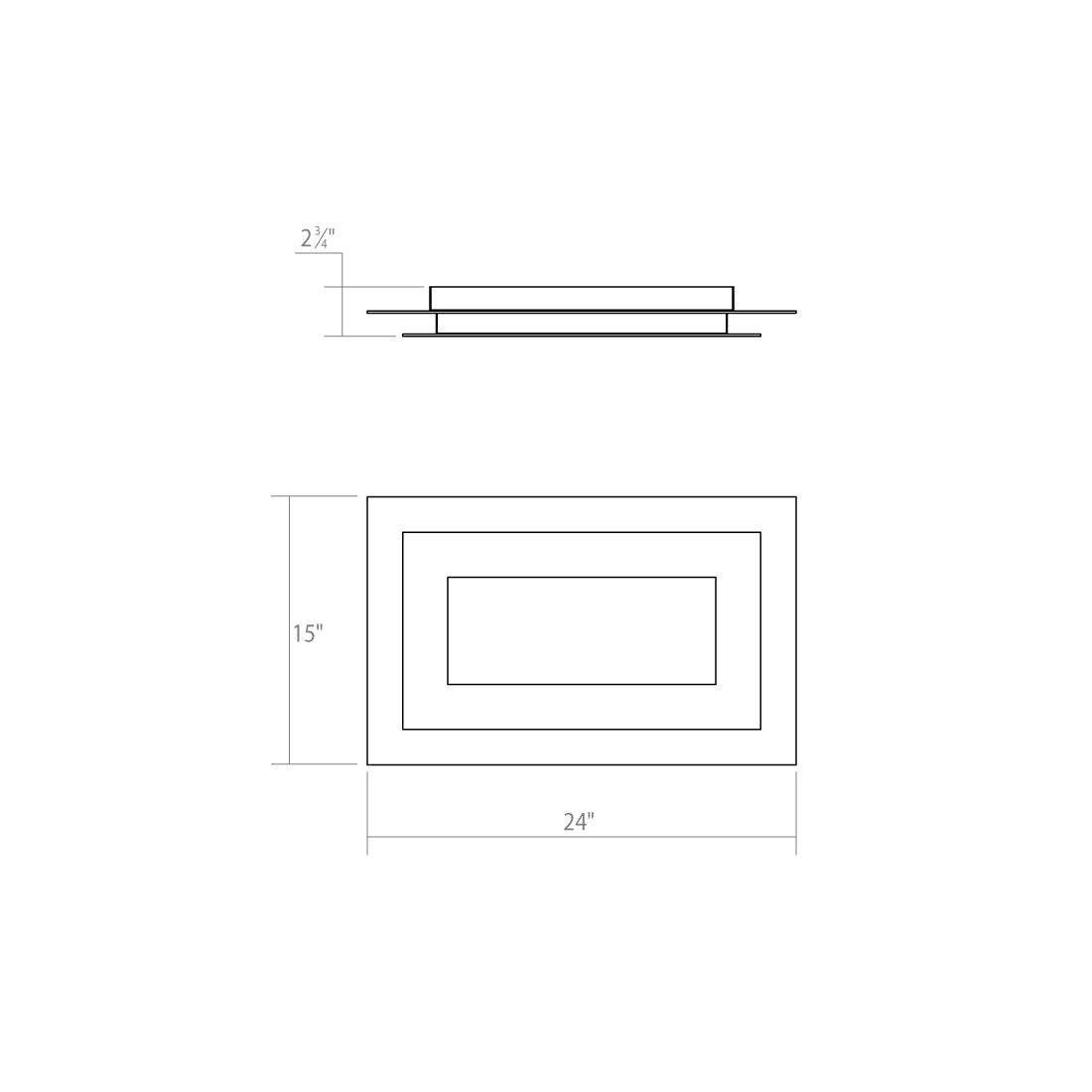 Sonneman - 2731.98 - LED Surface Mount - Offset - Textured White