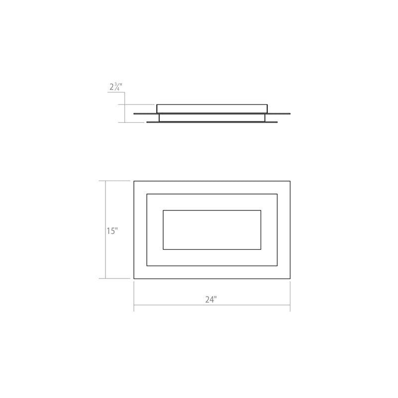 Sonneman - 2731.98 - LED Surface Mount - Offset - Textured White