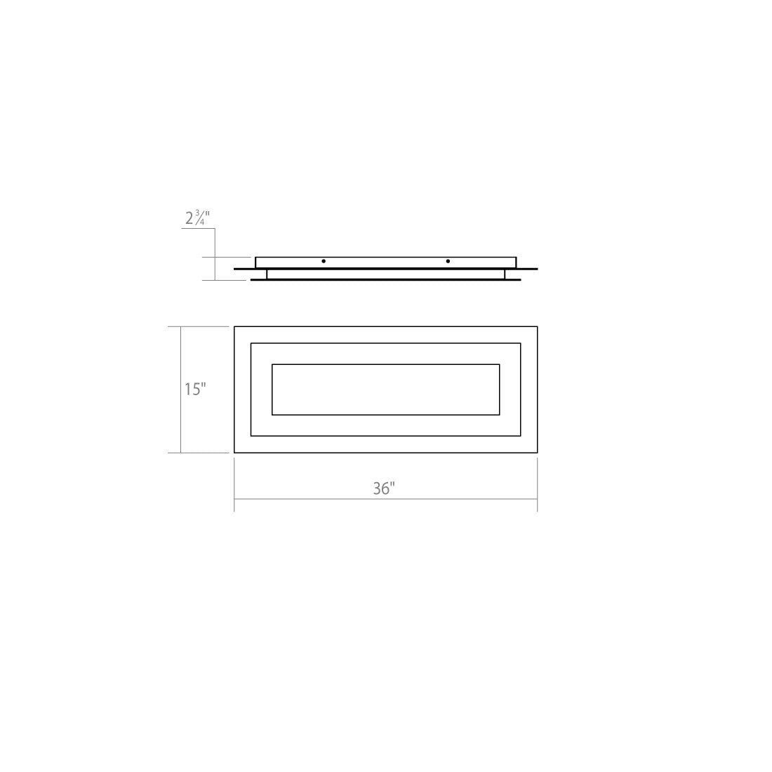 Sonneman - 2733.98 - LED Surface Mount - Offset - Textured White