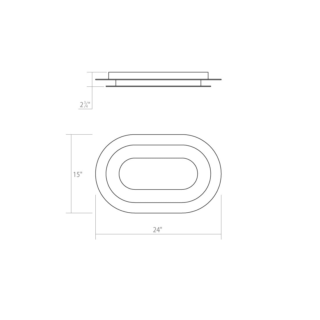 Sonneman - 2735.98 - LED Surface Mount - Offset - Textured White