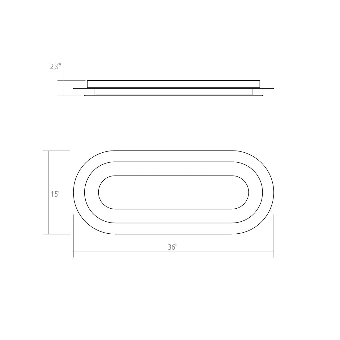 Sonneman - 2737.98 - LED Surface Mount - Offset - Textured White