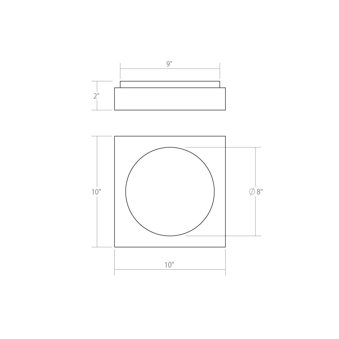 Sonneman - 3701.03 - LED Wall Sconce - Vuoto - Satin White