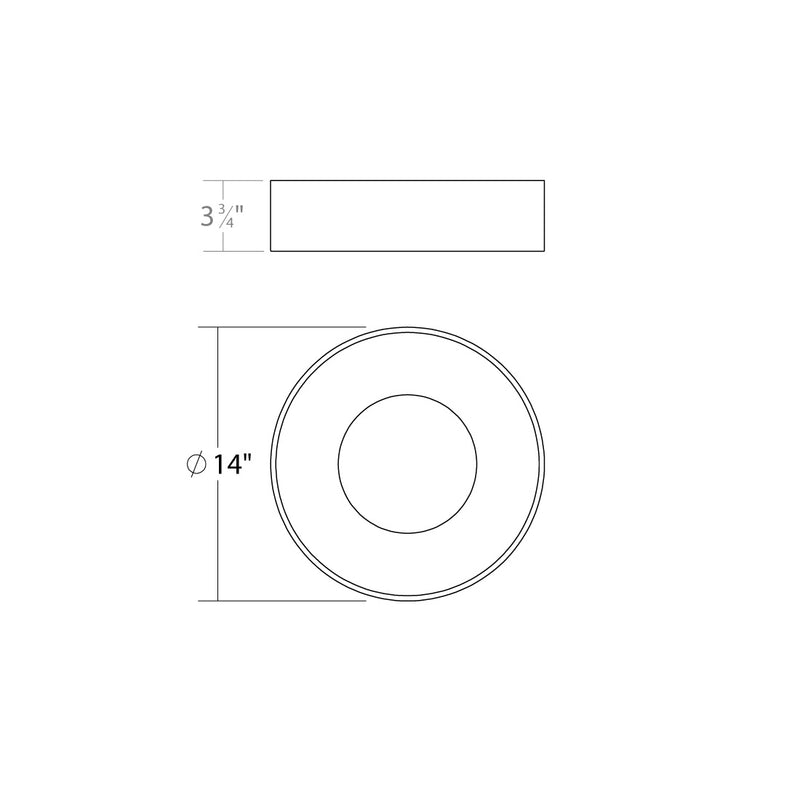 Sonneman - 3735.03 - LED Surface Mount - Ilios - Satin White