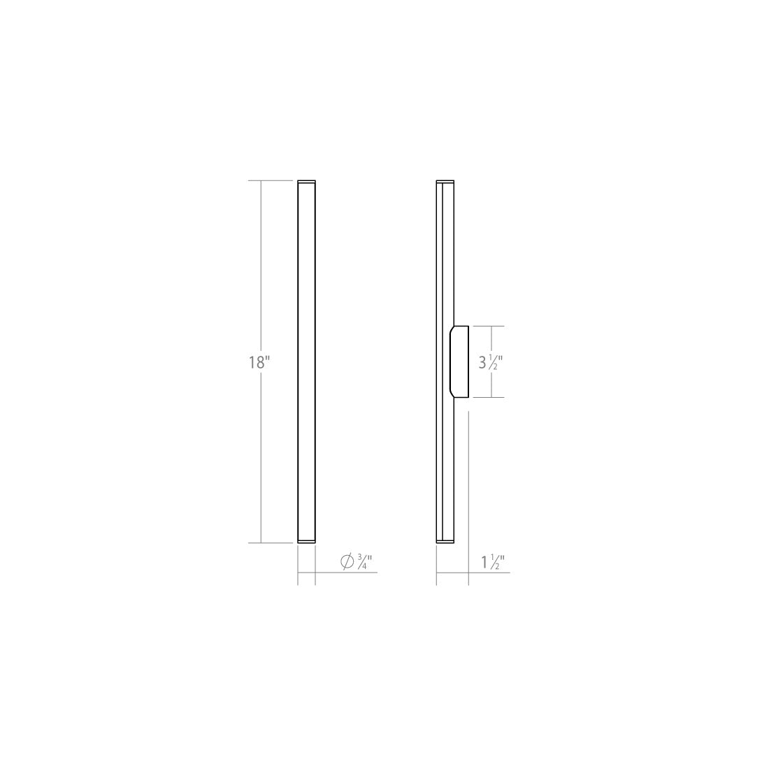 Sonneman - 3771.03 - LED Bath Bar - Fino - Satin White