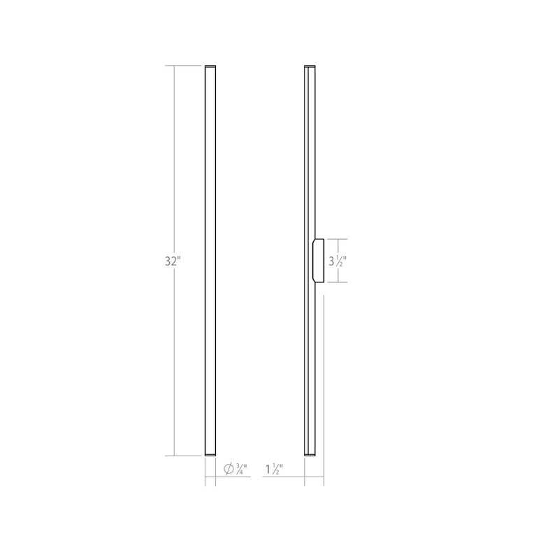 Sonneman - 3773.01 - LED Bath Bar - Fino - Polished Chrome