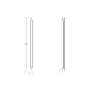 Sonneman - 3834.25 - LED Bath Bar - Keel - Satin Black