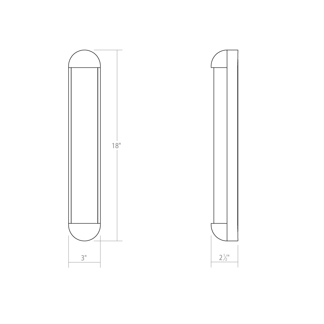 Sonneman - 3951.01 - LED Bath Bar - Radio - Polished Chrome