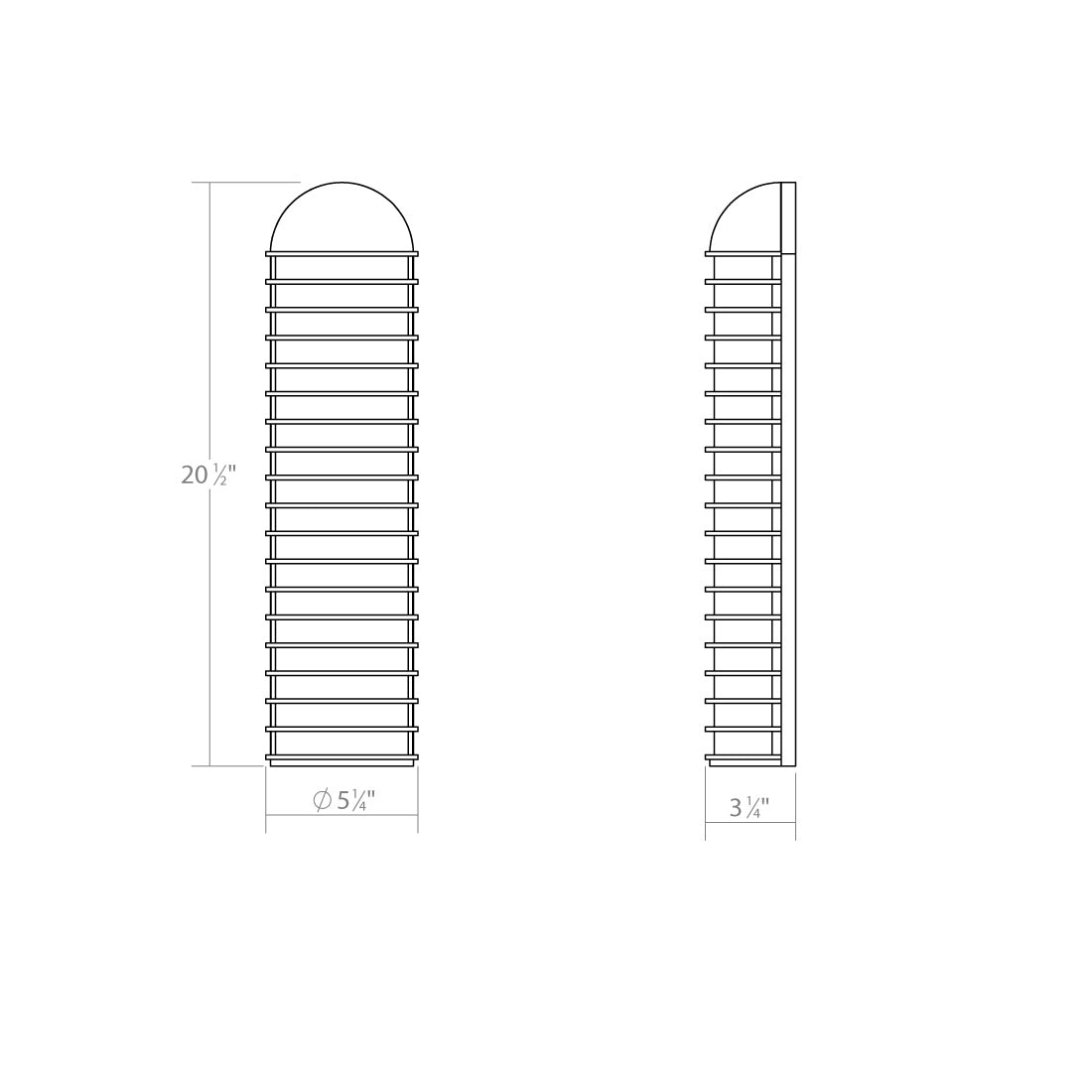 Sonneman - 7402.98-WL - LED Wall Sconce - Lighthouse - Textured White