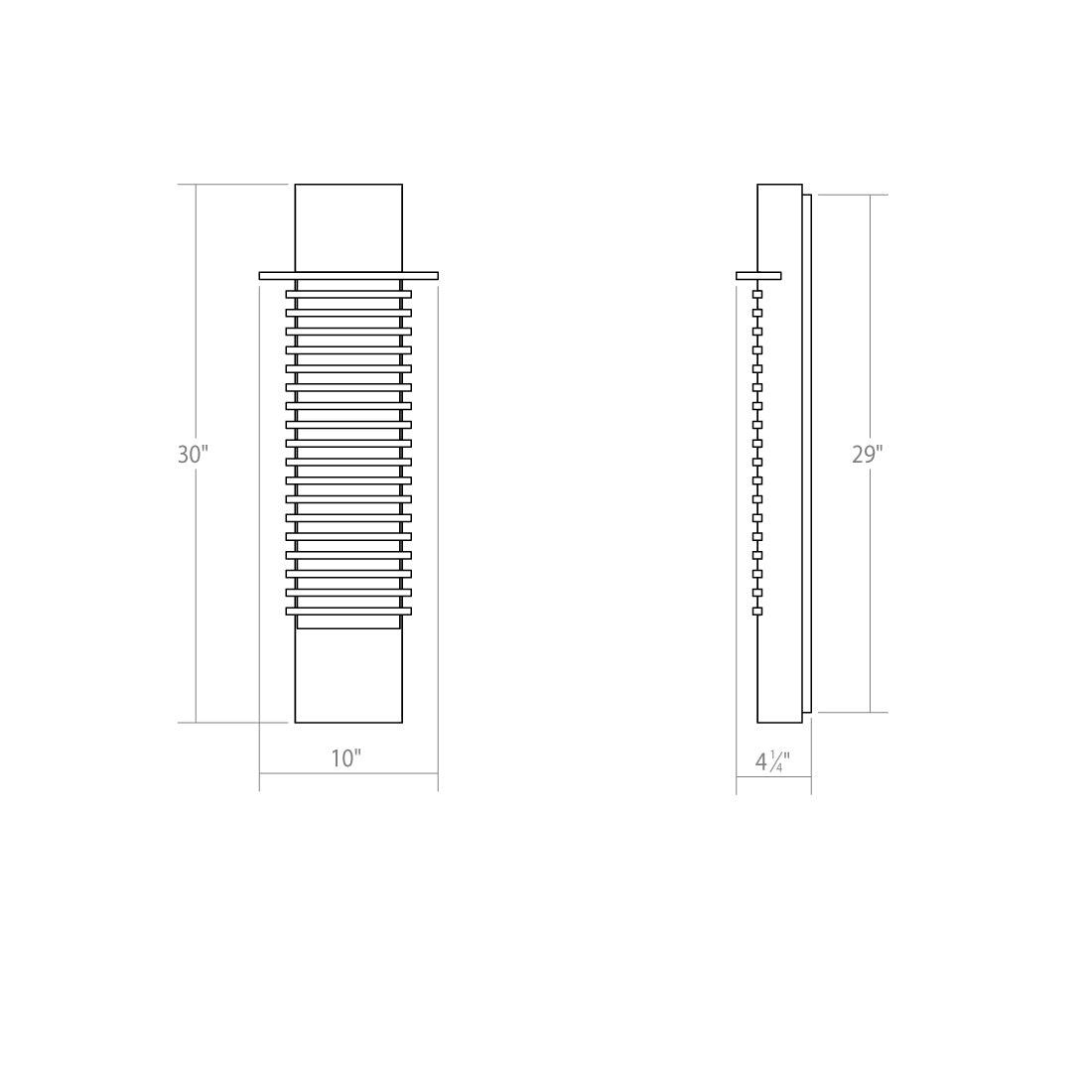 Sonneman - 7418.74-WL - LED Wall Sconce - Kengo - Textured Gray