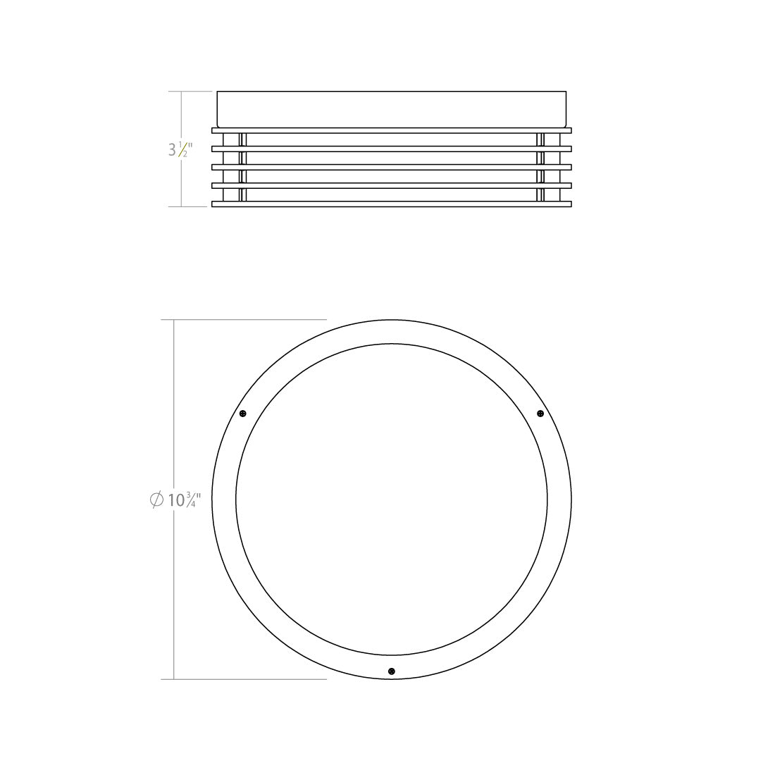 Sonneman - 7421.72 - LED Surface Mount - Marue - Textured Bronze