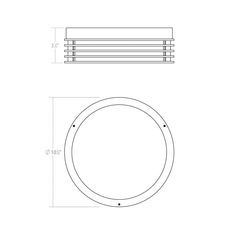 Sonneman - 7421.72 - LED Surface Mount - Marue - Textured Bronze